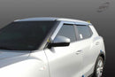Chrome Window Vent Visor Rain Guard 4PCS Set K621 for Ssangyong Tivoli 2014-2019
