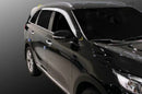 Chrome Window Vent Visor Rain Guard Deflector 4P K622 for Kia Sorento 2016-2021