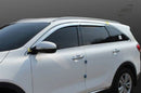 Chrome Window Vent Visor Rain Guard Deflector 4P K622 for Kia Sorento 2016-2021