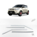 Chrome Window Vent Visor Rain Guard Deflector 4PCS K628 for Kia Soul 2014-2019