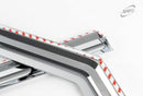 Chrome Window Vent Visor Rain Guard Deflector 4PCS K628 for Kia Soul 2014-2019