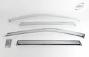 Chrome Window Vent Visor Rain Guard 4PCS Set K632 for Ssangyong Kyron 2005-2011
