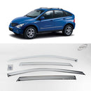 Chrome Window Vent Visor Rain Guard 4PCS Set K633 for Ssangyong Actyon 2005-2011