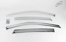 Chrome Window Vent Visor Rain Guard 4PCS Set K633 for Ssangyong Actyon 2005-2011