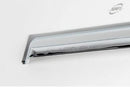Chrome Window Vent Visor Rain Guard 4PCS Set K633 for Ssangyong Actyon 2005-2011