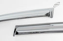 Chrome Window Vent Visor Rain Guard 4PCS Set K633 for Ssangyong Actyon 2005-2011