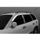 Chrome Window Visor Rain Sun Guards 4P K635 for Hyundai Santa Fe SM 2002-2005