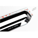 Chrome Window Visor Rain Sun Guards 4P K635 for Hyundai Santa Fe SM 2002-2005