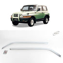 Chrome Window Vent Visor Rain Guard 2P Set K637 for Ssangyong Korando 1996-2005