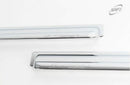 Chrome Window Vent Visor Rain Guard 2P Set K637 for Ssangyong Korando 1996-2005