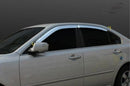 Chrome Window Vent Visor Rain Guard 4P Set K643 for Optima / Magentis / Lotze
