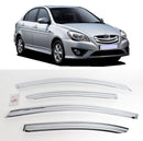 Chrome Window Visor Rain Guard K647 4P Set para Hyundai Verna Transform 09-10 
