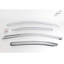 Chrome Window Visor Rain Guard K647 4P Set para Hyundai Verna Transform 09-10 