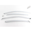 Chrome Window Visor Deflector Rain Guard K668 4P for Hyundai Grandeur TG 06-10