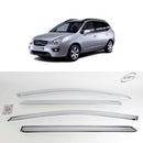 Chrome Window Vent Visor Rain Guard 4P K669 for Kia Rondo / Carens 2007-2012