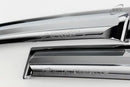 Chrome Window Vent Visor Rain Guard 4P K670 for Ssangyong Actyon Sports 06-11