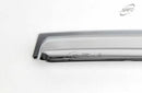 Chrome Window Vent Visor Rain Guard Deflector 4P Set K672 for Kia Rio 1999-2005