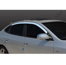 Chrome Window Sun Visor Rain Vent Guards 4P K675 for Hyundai Elantra HD 06-09