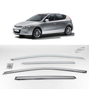 Chrome Window Vent Visor Rain Guard 4P K690 for HYUNDAI 2008-2012 Elantra / I30