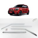 Chrome Window Vent Visor Rain Guard Deflector 4PCS K700 for Kia Soul 2008-2012