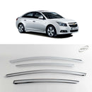 Chrome Window Vent Visor Rain Guard 4PCS K702 for GM Chevrolet Cruze 2010-2016