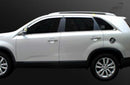 Chrome Window Vent Visor Rain Guard 4PCS Set K705 for Kia Sorento R 2010-2014