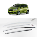 Chrome Window Vent Visor Rain Guard 4PCS Set K710 para Chevrolet Spark 2010-2015