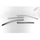 Chrome Window Sun Vent Visor Rain Guards 4P K711 for Hyundai Tucson ix35 10-15