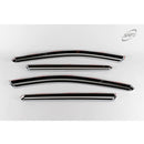 Chrome Window Sun Vent Visor Rain Guards 4P K711 for Hyundai Tucson ix35 10-15