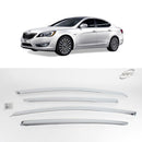 Chrome Window Vent Visor Rain Guard 4PCS Set K714 for Kia Cadenza / K7 2009-2016