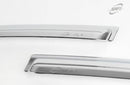 Chrome Window Vent Visor Rain Guard 4PCS Set K714 for Kia Cadenza / K7 2009-2016