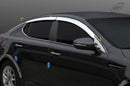 Chrome Window Vent Visor Rain Guard 4PCS Set K717 for Kia Optima 2011-2015