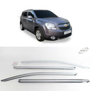 Chrome Window Vent Visor Rain Guard 4PCS K724 for GM Chevrolet Orlando 2011-2018
