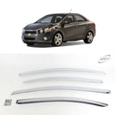 Chrome Window Vent Visor Rain Guard 4P K725 for HYUNDAI Santa Fe DM 2013-2018