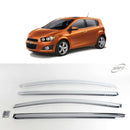 Chrome Window Vent Visor Rain Guard 4P K726 for CHEVY Aveo 5 Door 2011-2017