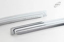 Chrome Window Vent Visor Rain Guard 4PCS Set K731 for Kia Rio Pride 5 2012-2017