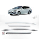 Chrome Window Vent Visor Rain Guard 4P K734 for HYUNDAI I40 Wagon 2012-2017
