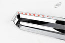 Chrome Window Vent Visor Rain Guard Deflector 4P K736 for Kia Ray 2011+