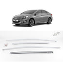 Chrome Window Vent Visor Rain Guard 4P K742 for HYUNDAI I40 Sedan 2012-2018