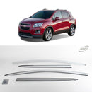 Chrome Window Vent Visor Rain Guard 4PCS K748 for GM Chevrolet Trax 2013-2020