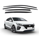 Safe Smoke Window Visor Sun Rain Vent Guard 4 Pcs 1Set For Hyundai  Ioniq 2016+