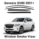 Smoke Window Visors Sun Rain Vent Guards Deflector 4PCS for Genesis GV80 2021+