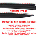 New Smoke Window Visors Sun Rain Vent Guard Deflector 4PCS for Kia Sorento 2021+