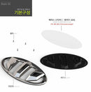 Brenthon Front Rear Chrome Emblem 2p Set For Hyundai Veloster Turbo 2013-20170