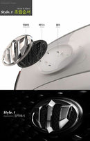 Brenthon Front Rear Chrome Emblem 2p Set For Hyundai Veloster Turbo 2013-20170