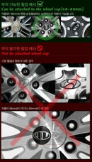 Brenthon Chrome Emblem 2p Handle Horn 1p Wheel cap 4p For Hyundai Veloster Turbo