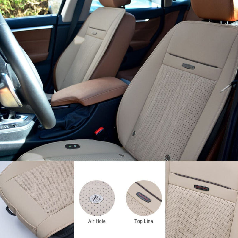 Universal Car Heated Seat Cover Cushion Warmer Heating Pad Cover Beige Color