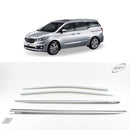 Chrome Window Vent Visor Rain Guard 4PCS Set K623 For KIA Sedona 2016-2021