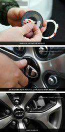 Brenthon Wheel Center Hub Cap 61mm Emblem 4p 1Set For Hyundai & Kia Vehicle